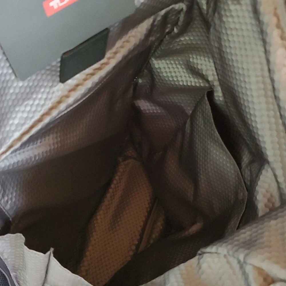 NWOT TUMI ALPHA BRAVO LONDON ROLL-TOP GRAY HIGHLANDS CAMOUFLAGE NYLON BACKPACK